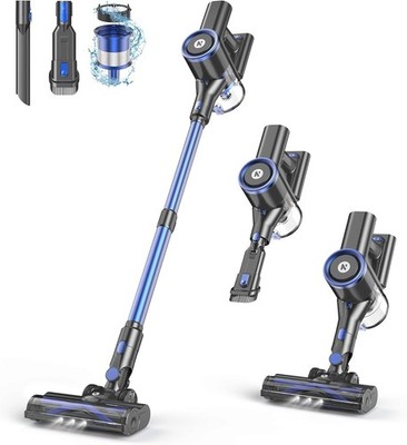 Home Cordless Vacuum Cleaner 30KPa 150W 45min Runtime Pet Hair Carpet Stick 1.5L