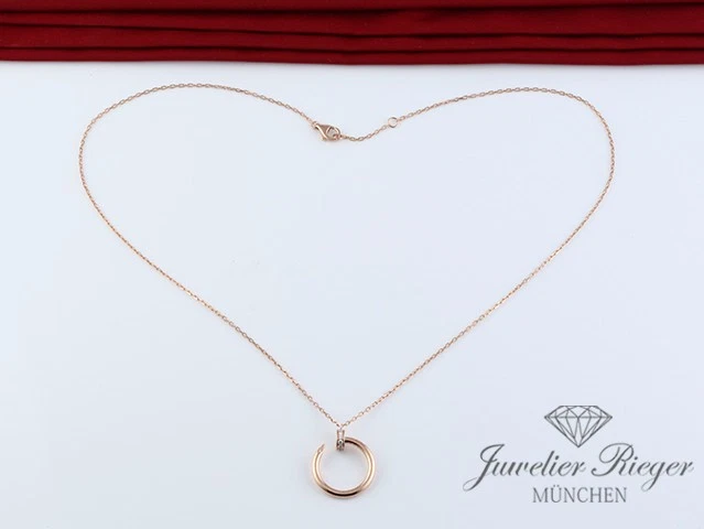 Cartier Collier Juste un Clou Rosegold 750 2020 Diamanten B7224887 Gold Kette - Bild 2 von 4