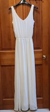 Show Me Your MuMu Women's Sleeveless Maxi Dress White Size M