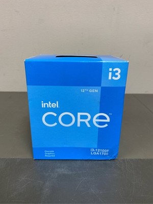 Intel  Core  i3-12100F 12th Generation Desktop Processor (Base Clock: 3.3GHz, 4
