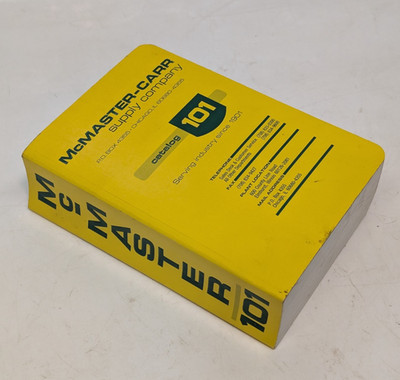 Vintage 1995 McMaster-Carr Supply Company Catalog 101 Original Hard Copy