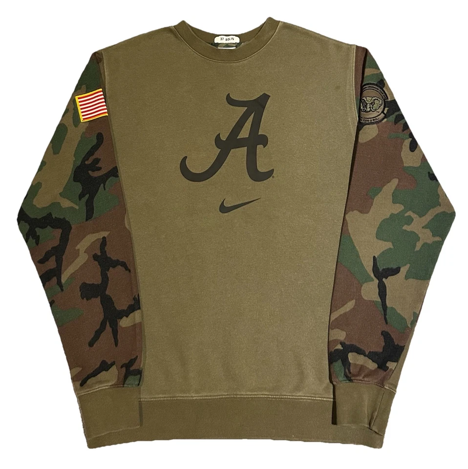 Lote 2 Nike ALABAMA CRIMSON TIDE Salute 2 Service Player com capuz e moletom emitidos - Imagem 2 de 4
