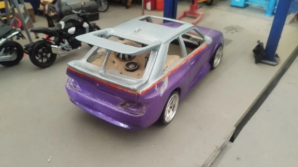 Ford Escort Mk3 tuning proyecto inacabado - Sun Star - 1/18 - Usado sin caja - Imagen 3 de 4
