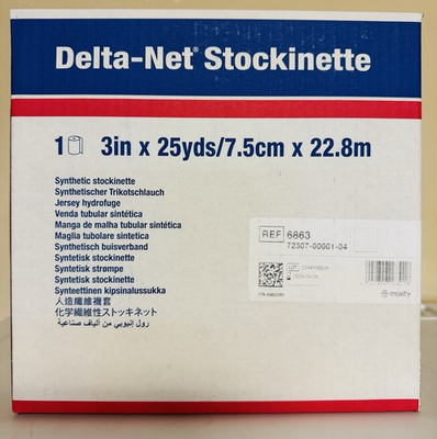 #ad Delta Net White Stockinette 3in x 25yds Ref 6863 72307 01 1 Roll $23.00