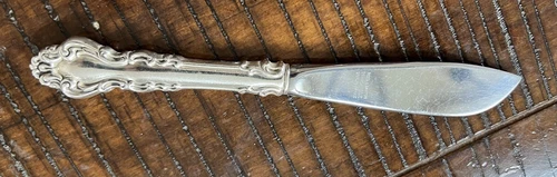 Reed and Barton Spanish Baroque 1965 Sterling Silver Butter Serving Knife Used