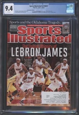 SPORTS ILLUSTRATED #V118 #23 - CGC 9.4 NM – LEBRON JAMES VERSATILITY MIAMI HEAT