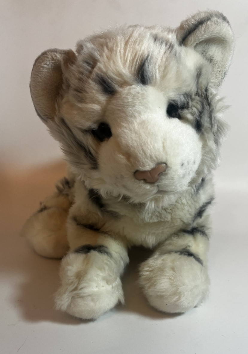 Douglas White Tiger Plush Cub Striped Cat Realistic Animal Toy Soft 1870 - 14