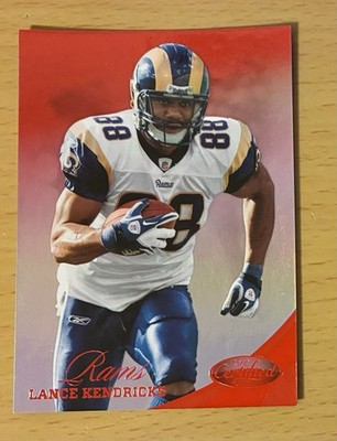 2012 PANINI CERTIFIED MIRROR RED LANCE KENDRICKS #011/250 ST. LOUIS RAMS