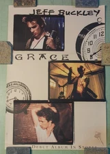 Jeff Buckley Poster Original Vintage GRACE Promo