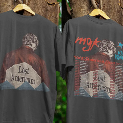 MGK Lost Americana Tour T-Shirt | Machine Gun Kelly Merch | Wiz Khalifa Tour