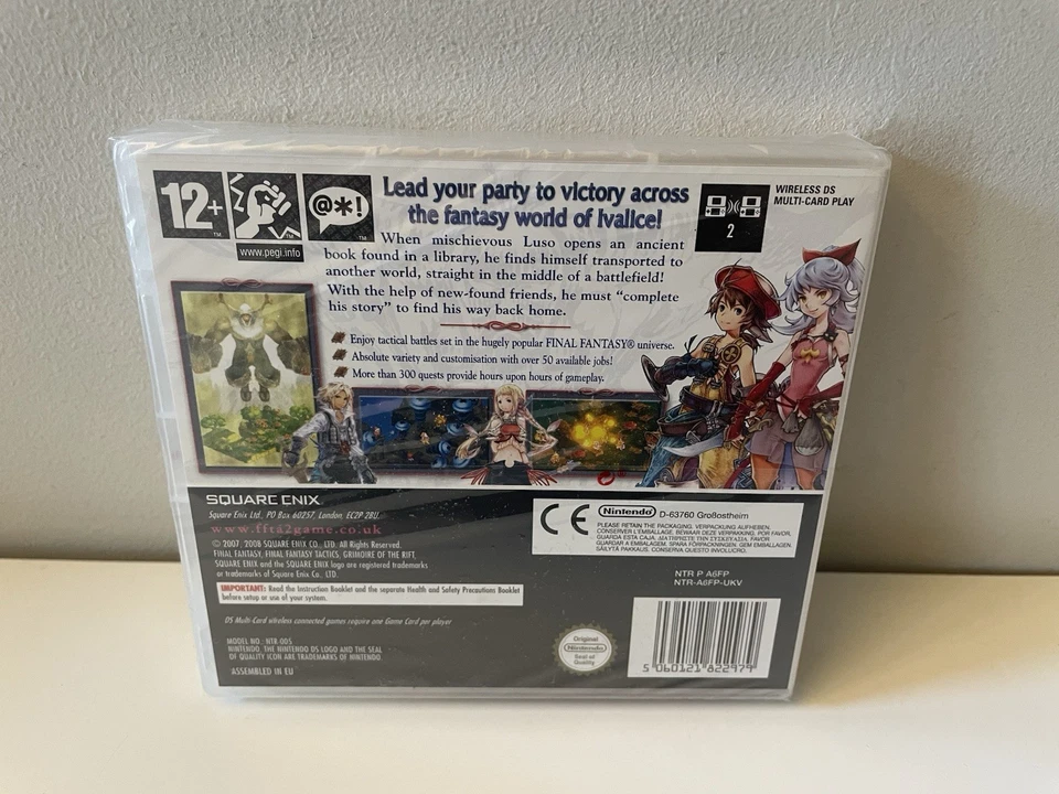 Final Fantasy Tactics A2 Grimoire of the Rift Nintendo DS Game New & Sealed - Image 2 of 3