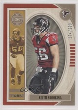 2019 Panini Legacy Legends Red 274/299 Keith Brooking #108 a0s