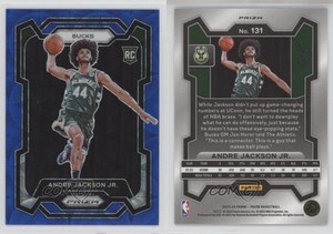 2023-24 Panini Prizm Choice Blue Prizm /49 Andre Jackson Jr #131 Rookie RC