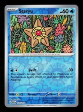 Carta Pokemon Staryu 120/165 Reverse Holofoil Scarlatto e Viola 151 -B12
