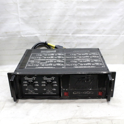 #ad Tested Peavey CS 400 Stereo Power Amplifier 400W 200x2 Vintage $185.99