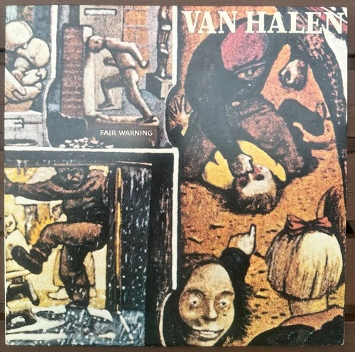 Van Halen Fair Warning 1981 LP Vinyl HS 3540 Warner Bros. EXC Tested !!!