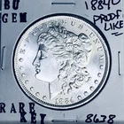1884 O BU GEM MORGAN SILVER DOLLAR UNC MS+++ U.S. MINT RARE COIN 8638