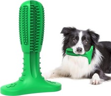 Dog Toothbrush Chew Toy Dental Cleaning Natural Rubber Large Aggressive Chewer