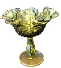 Vintage Fenton Glass Hobnail Pedestal Candy Dish/Compote