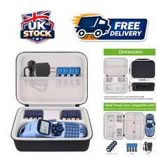 Protective Case for DYMO LetraTag XR Labels, EVA Hard-shell, Mesh Pocket