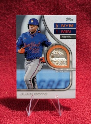  Juan Soto -2026 Topps Series 2 Target Field Relic #RTB-JS - NY Mets