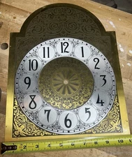 Brass Grandfather Clock Face