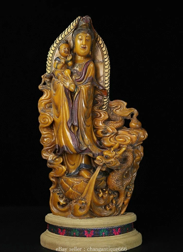寿山石主中国古董花瓶| eBay