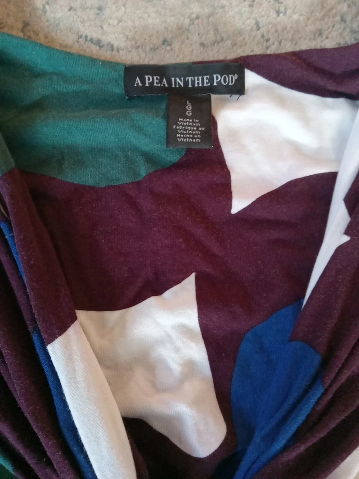 A Pea In The Pod Women's Maternity Dress Long Comfortable Stretch - Image 3 of 3