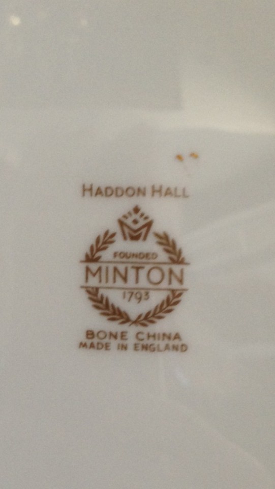MINTON China HADDON HALL English 11.5" Serving Pasta BOWL NEVER USED