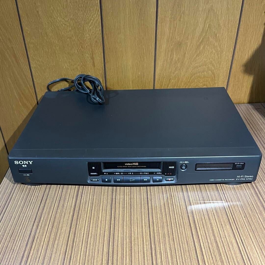 Sony Hi8 8mm EV-PR2 VCR Video Cassette Deck Player NTSC Sony Hi8 8mm EV-PR2 VCR Video Cassette Deck Player NTSC