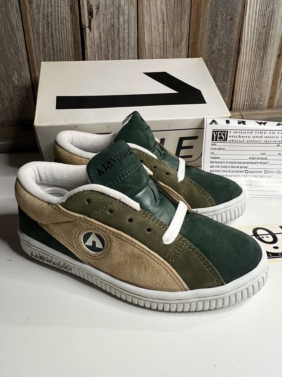 Vintage 1990s AIRWALK 1 ONE Effect Skateboard Shoes Sz 5 Vintage 1990s AIRWALK 1 ONE Effect Skateboard Shoes Sz 5