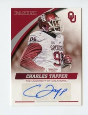 A621 CHARLES TAPPER AUTO 2016 PANINI OKLAHOMA TEAM COLLECTION AUTOGRAPH