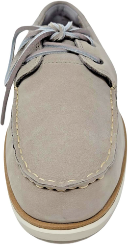 Cole Haan Hombres Paloma Gris Marfil Grand Atlantic Nubuck Zapato Barco Talla 11 CH-016 - Imagen 5 de 5