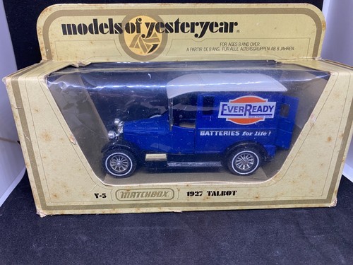 Matchbox - Models of Yesteryear Y - 5 - 1978 - 1927 Talbot Van - EverReady - Picture 1 of 7