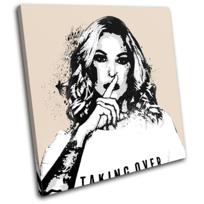 Ibiza Produzent Sam Divine DJ Club EINZELNE LEINWAND WANDBILD Bild Druck