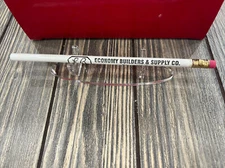 Vintage Unsharpened Pencil Economy Builders & Supply Co Princeville IL