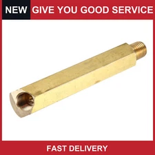 Pack of 1 For Ford 260 289 302 Oil Pressure Gauge Extension 1/4" NPT Gold Tone
