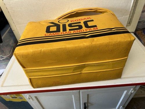 Vintage Vinyl Picnic Cooler Bag Kodak Disc Camera Advertising Promo - Picture 6 of 6