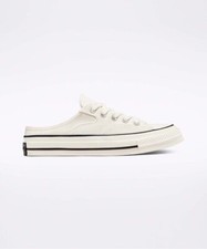 New Converse Chuck 70 Mule Canvas Sneakers - Foundation Egret 172592C 