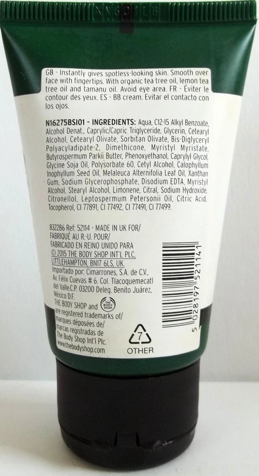 The Body Shop TEA TREE Flawless BB Cream, 02, 1.3 fl. oz/40 mL, NEW - Image 2 of 3