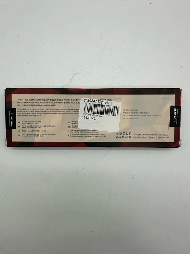 JUHOR DDR3 RAM 4GB 1600MHz PC3 12800 240 PIN CL11 1.5V UDIMM Desktop PC Module - Image 2 of 2