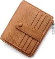 Herren Damen GeldböRse Rfid Schutz Echtes Leder 14 Karten MüNzfach Slim Wallet