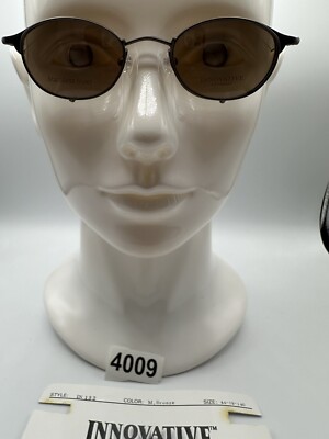 New Vintage Innovative Eyewear With SunShade IN132 Matte Bronze 44 19 140