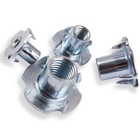 Einschlagmuttern M5-M10 Einschlaggewinde Muffe verzinkt Gewinde Holz 4 Spitzen 