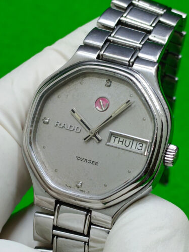 vintage RADO VOYAGER watch Automatic 17 Jewels Day / Date Indicator - Picture 2 of 19