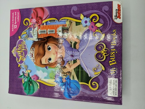 Disney Sofia The First My Busy Books Storybook 12 Figurines Playmat - Imagen 9 de 12