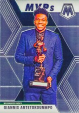 Giannis Antetokounmpo 2019-20 MOSAIC BASKETBALL MVPs Chrome Card #297 Bucks NBA