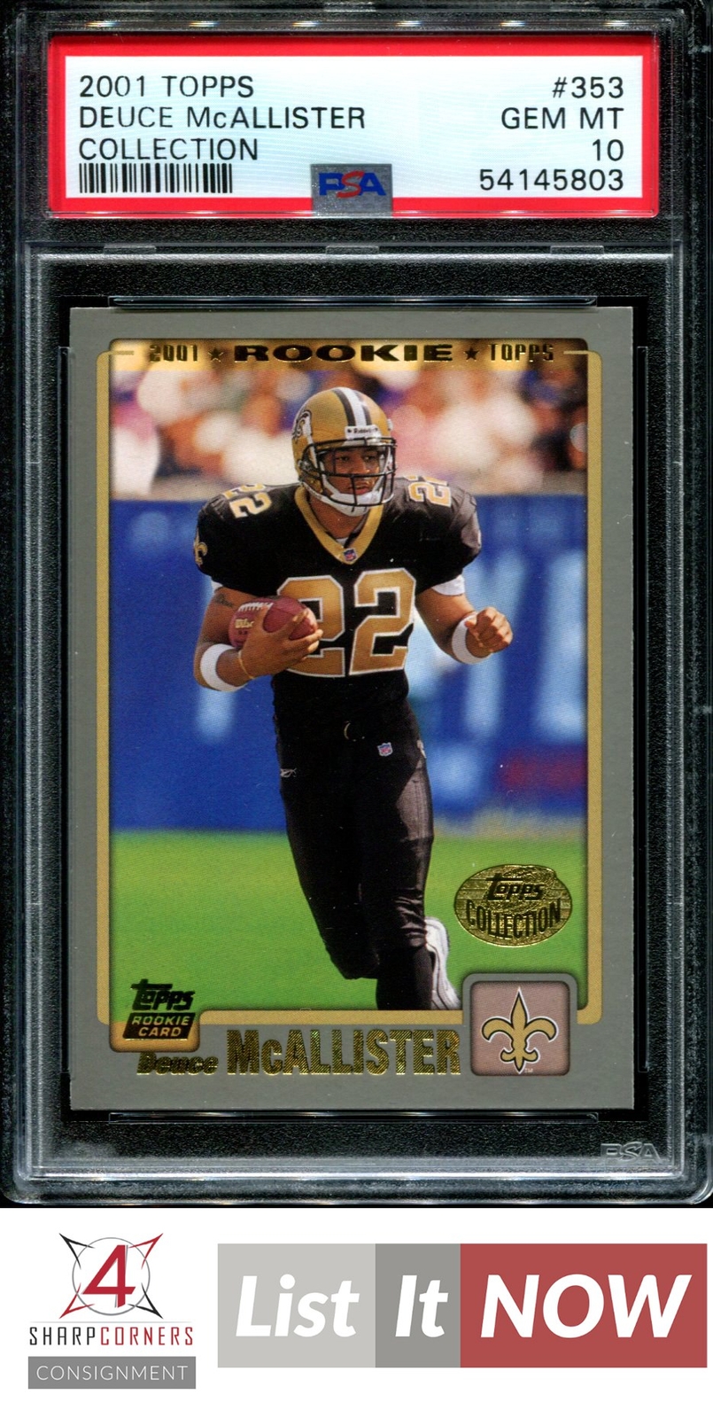 Deuce McAllister Topps #353 Collection
