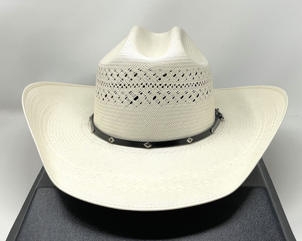 SIZE 7 3/8 ARIAT A73118 20X SHANTUNG STRAW COWBOY WESTERN HAT | eBay