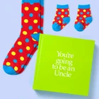 Pooter 'You're Going to be an Uncle' Hardback Book with Two Pairs of Socks
